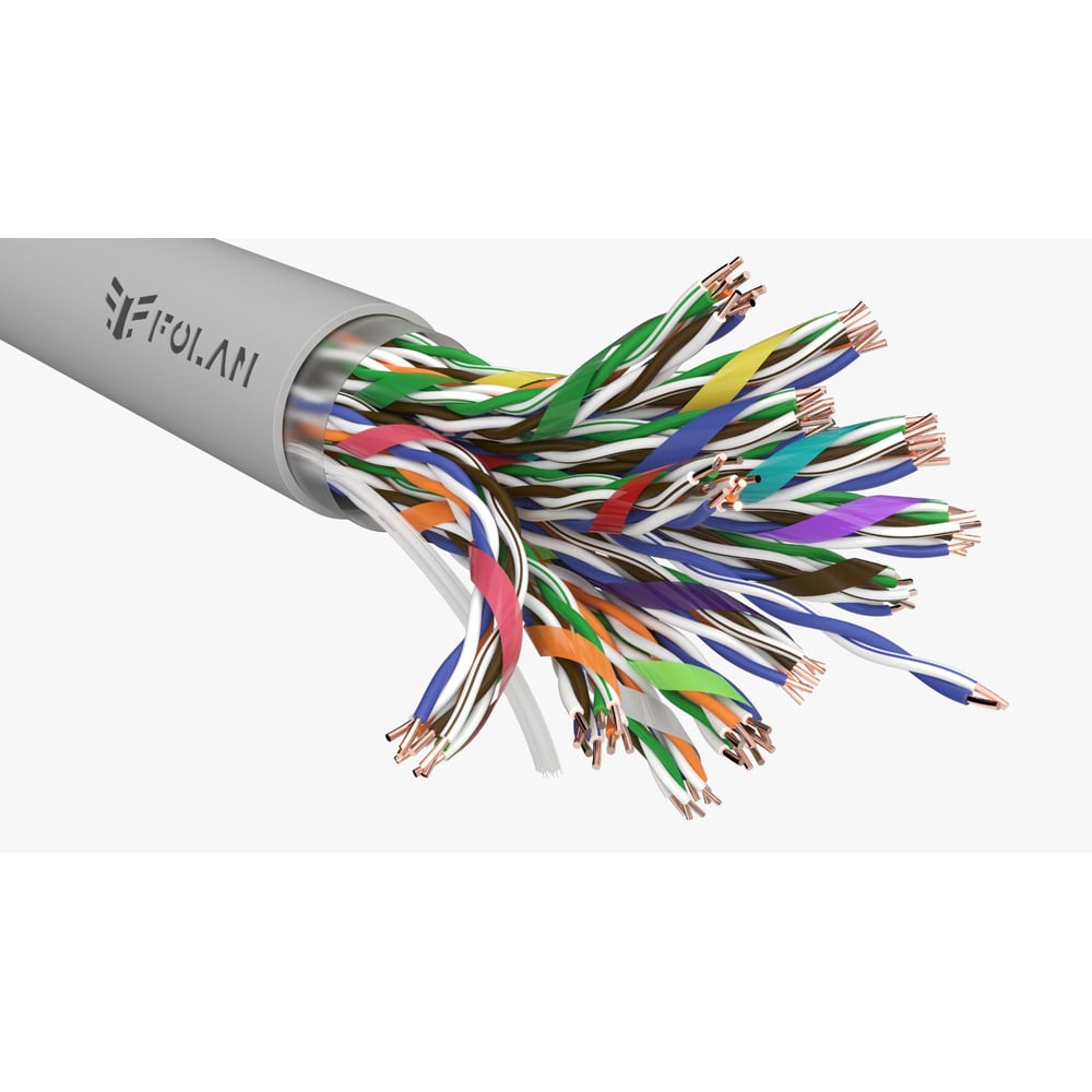 Изображение товара Кабель Folan U/UTP Cat 5e 25 м для сетевой передачи