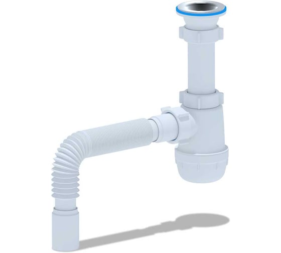 Изображение товара Сифон АНИ Пласт Грот 1 1/2х40 A0105