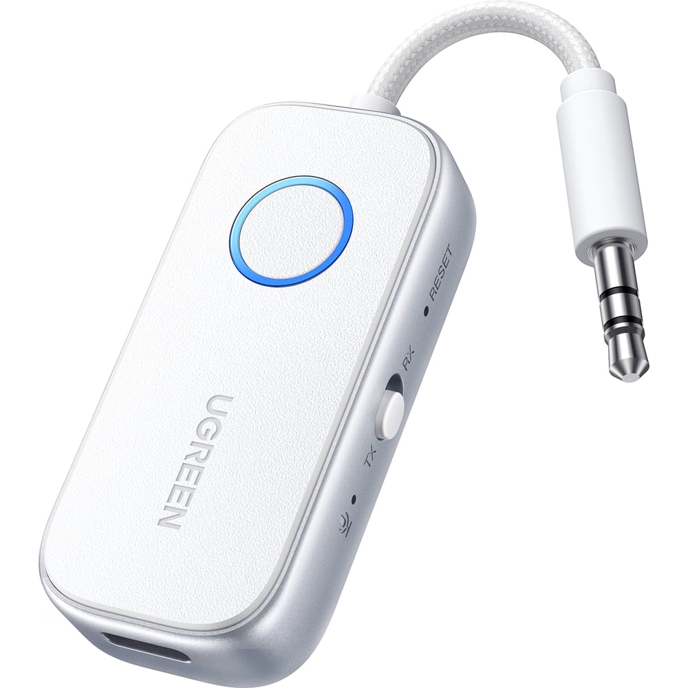 Изображение товара Адаптер Bluetooth UGREEN CM872 45812 с разъемом AUX 3.5 мм, поддержка Bluetooth 5.4 и индикацией