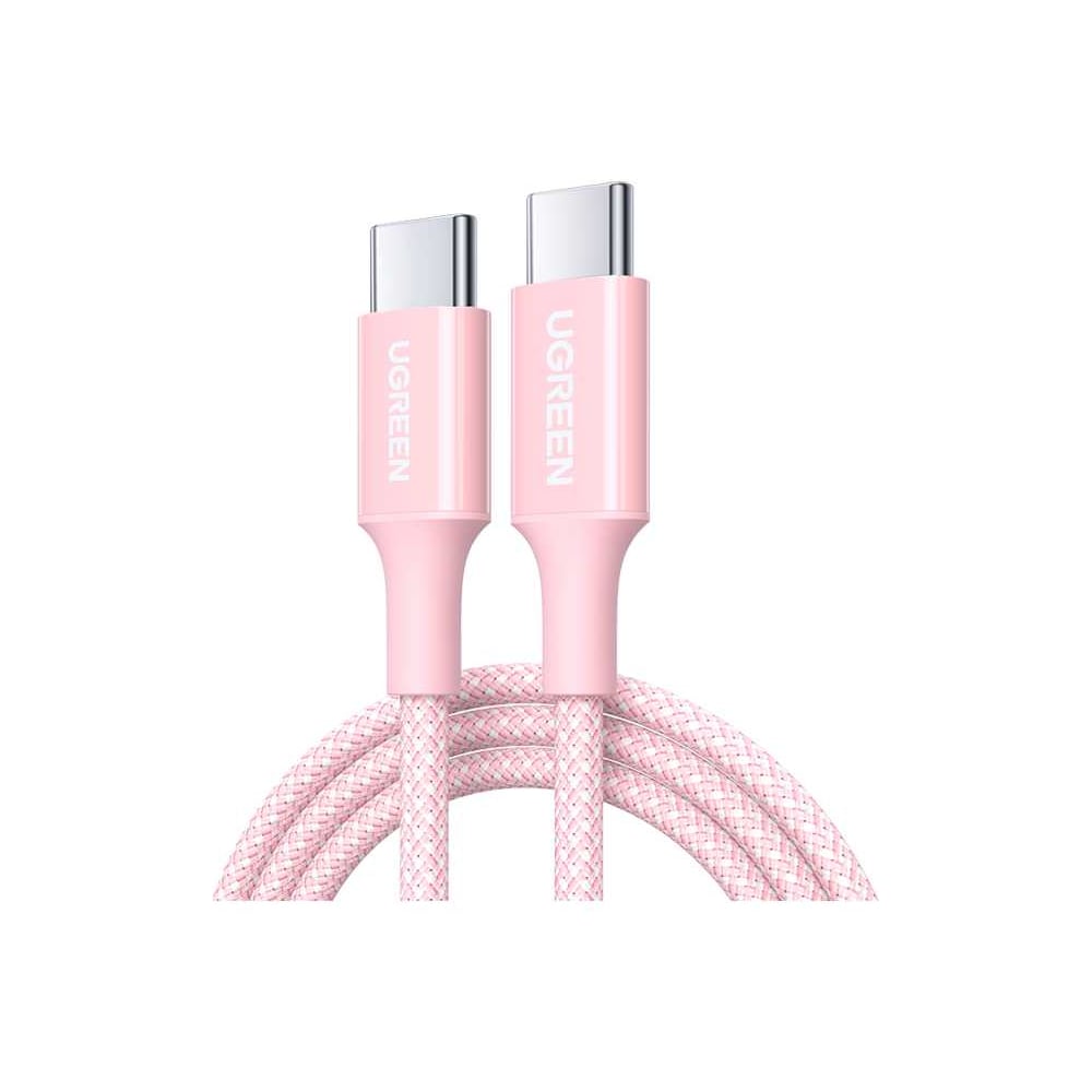 Изображение товара Кабель USB-C UGREEN L502 65251 для быстрой зарядки 1м розовый