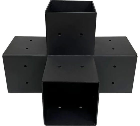 Изображение товара Коннектор под брус 100x100 четверной ООО "Феррум-Л" сталь 2мм Ф-КДБ-Ч-207