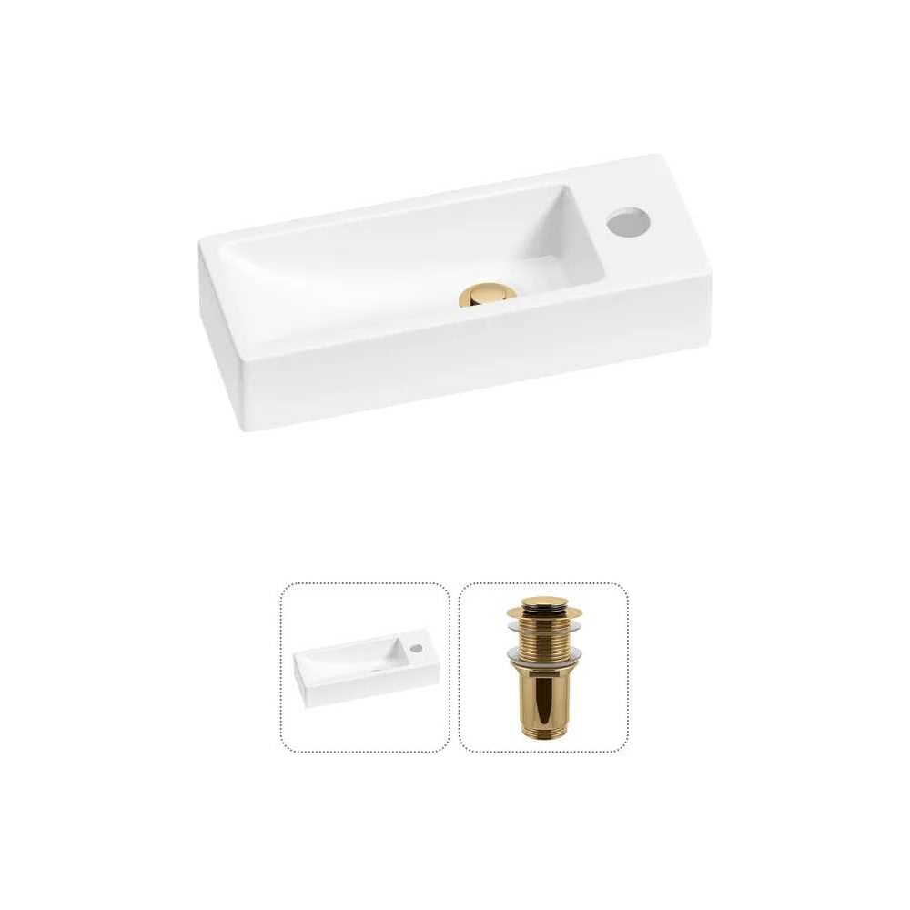 Изображение товара Комплект Wellsee 2 в 1 Lavinia Boho Bathroom Sink накладная подвесная раковина 38x14 см