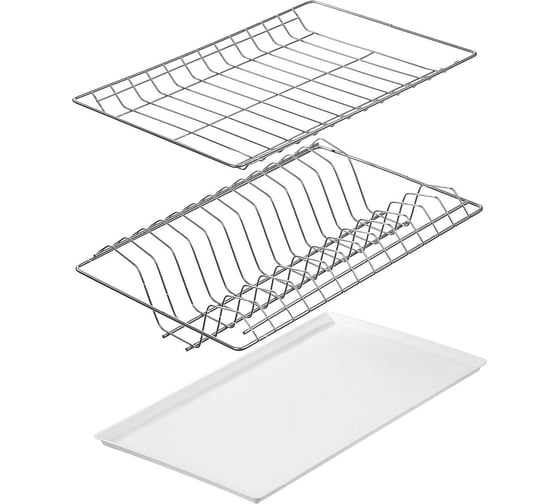 Изображение товара Посудосушитель GTV с поддоном в модуль 400 мм, с рамкой, хром 4655