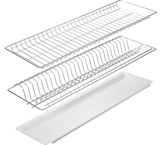 Изображение товара Посудосушитель GTV с поддоном в модуль 800 мм, с рамкой, хром 4657