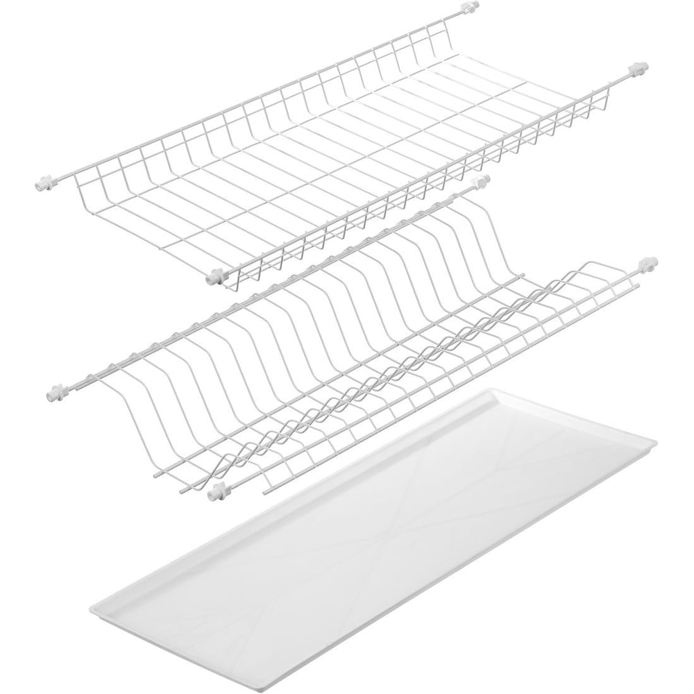 Изображение товара Посудосушители GTV Стандарт 1 с двумя ярусами белый хром 600 мм