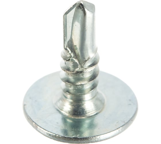 Изображение товара Саморез для металла с прессшайбой ЦКИ 4.2x16 сверлоконечный ПРОФИ лам.ц 720 часов серый 100 шт 9185877