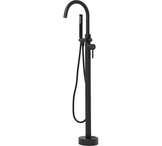 Изображение товара Смеситель напольный для ванны Orange Steel черный M99-336b