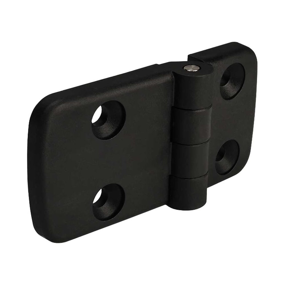 Изображение товара Комплект петля накладная универсальная черная АЛТЕРВИА Арт A00070 4 шт