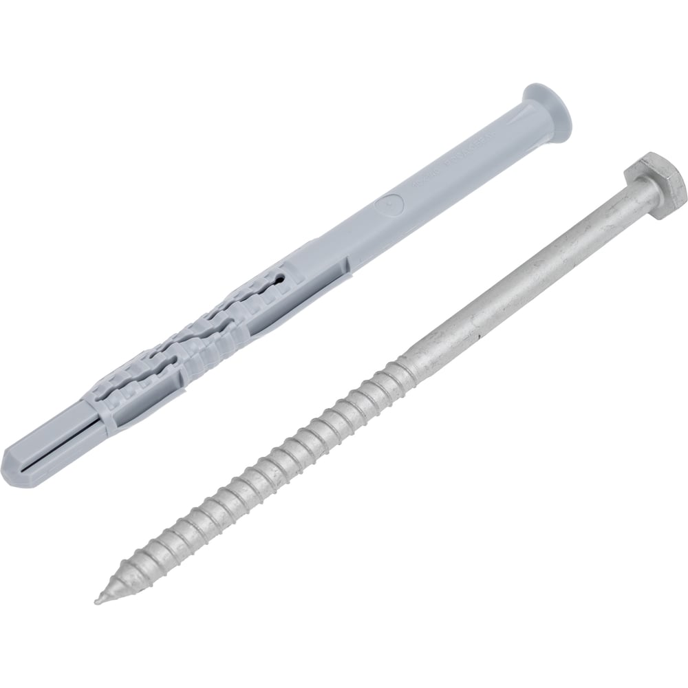 Изображение товара Фасадный дюбель ЗУБР ФД-П 10x140 мм из нейлона и цинка, 50 шт