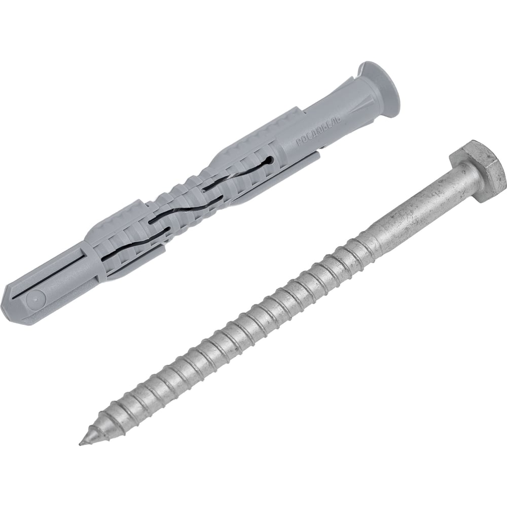 Изображение товара Фасадный дюбель ЗУБР ФД-П 10x100 мм, 50 шт, нейлон/цинк