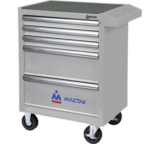 Изображение товара Набор инструментов МАСТАК 192 предмета, СТАНДАРТ 192, в серой тележке 52-05192G