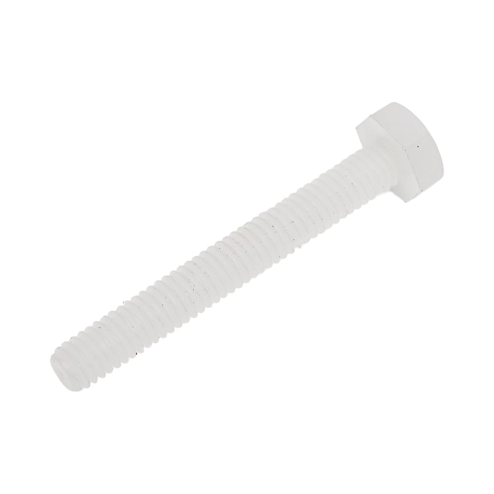 Изображение товара Болт DIN 933 M4x30 с шестигранной головкой и полной резьбой полиамид 10 шт