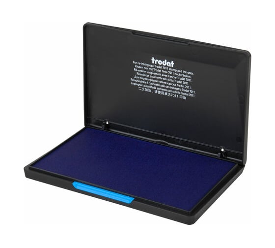 Изображение товара Штемпельная подушка ОФИСМАГ Trodat 9053 160x90 мм, синяя, 191058 238397