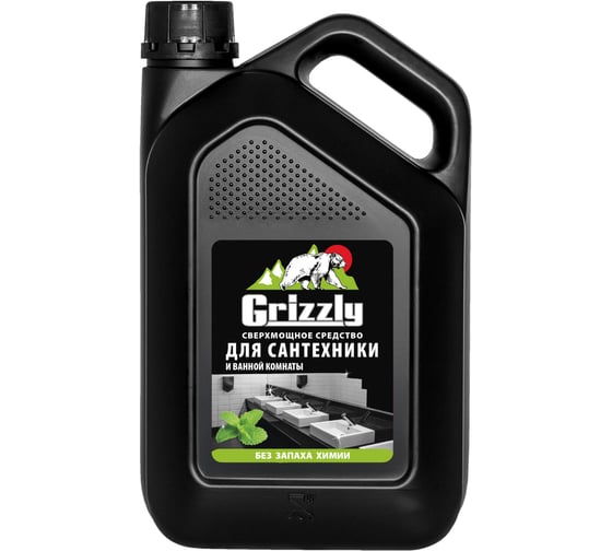 Изображение товара Сверхмощное средство GRIZZLY для чистки сантехники 2.8 л 309356