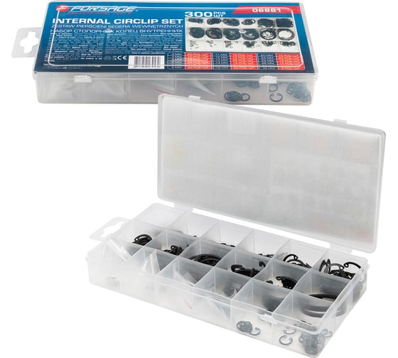 Изображение товара Набор стопорных колец внутренних Forsage 300 шт F-06881(65430)