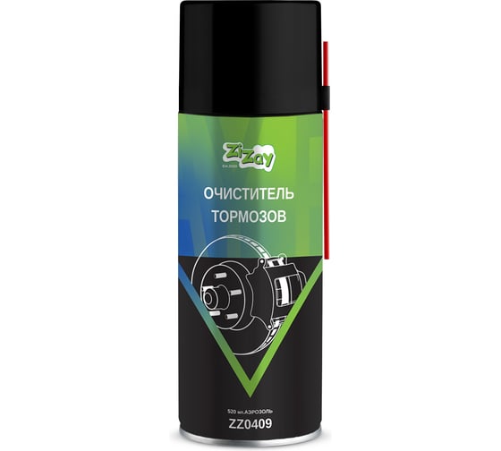 Изображение товара Очиститель тормозов ZIZAY универсальный обезжириватель, 520 мл, аэрозоль ZZ0409