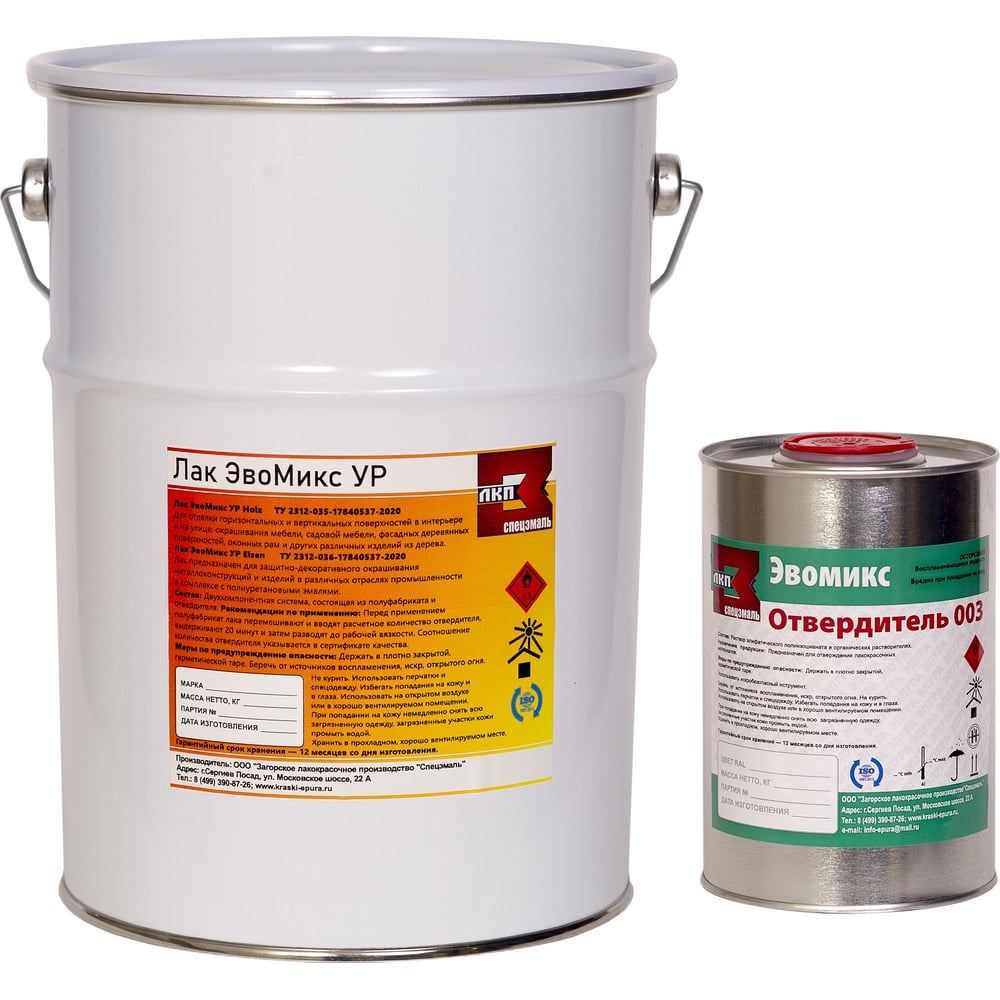 Изображение товара Полиуретановый глянцевый лак Eisen 5Л - защитное и декоративное покрытие