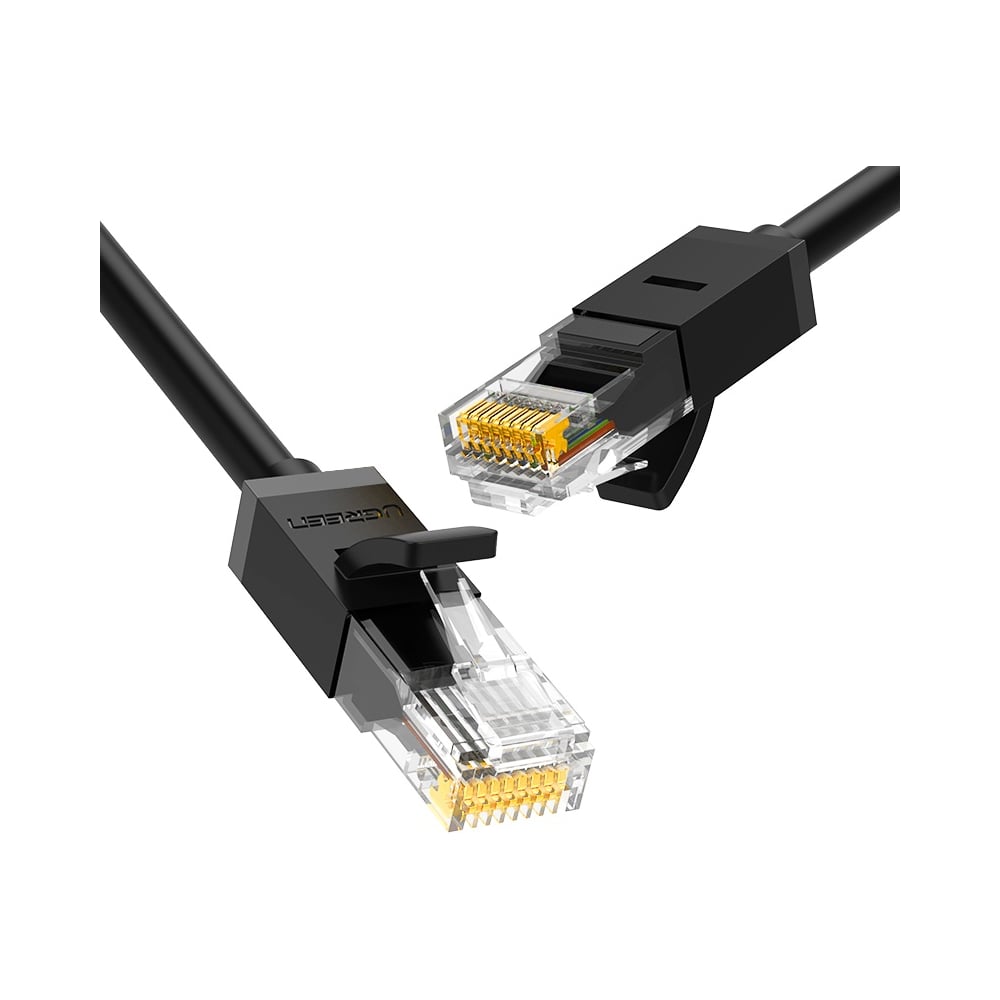 Изображение товара Кабель сетевой UGREEN NW102 Cat 6 8-Core U/UTP Ethernet Cable 1м черный