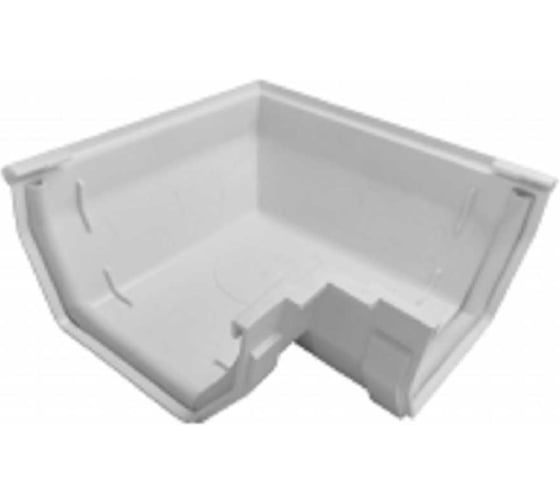 Изображение товара Угол желоба универсальный IMPLAST с уплотнителем 90 гр./110 мм U110/67, белый UAW