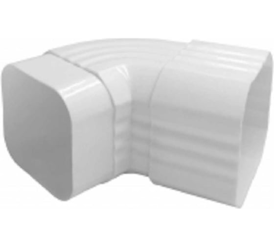 Изображение товара Отвод колено соединение водосточной трубы IMPLAST 67гр./67 мм U110/67, белый TBW