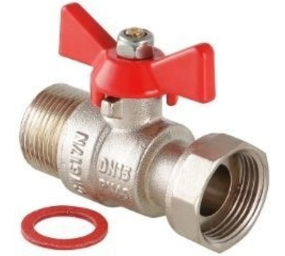 Изображение товара Кран шаровый ООО ПКФ Сварком д= 15 б г/ш с нак. гайкой, (VT.260) (1 шт) s053134