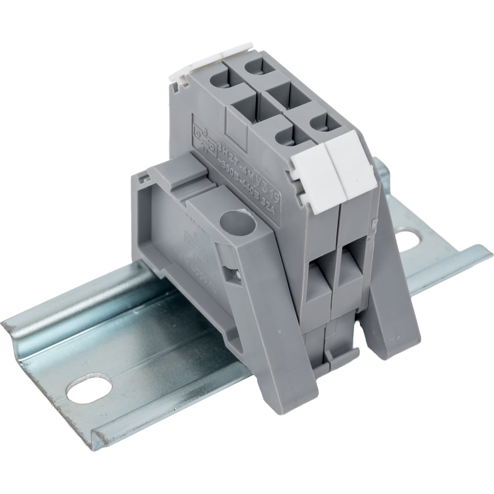 Изображение товара Блок наборных зажимов СПб УПП-5 БЗН27-4М32-02 для электромонтажа