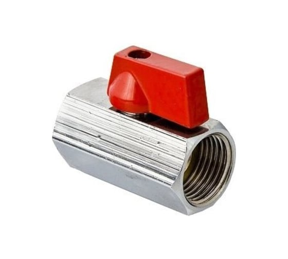 Изображение товара Кран шаровый ООО ПКФ Сварком д= 15 г/г мини (VT.330.N.04) (1 шт) s002509