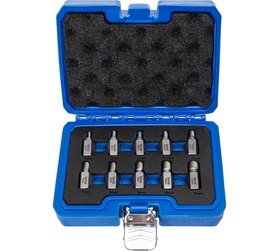 Изображение товара Набор экстракторов VERTUL для извлечения сломанных болтов, 10 пр VR50385