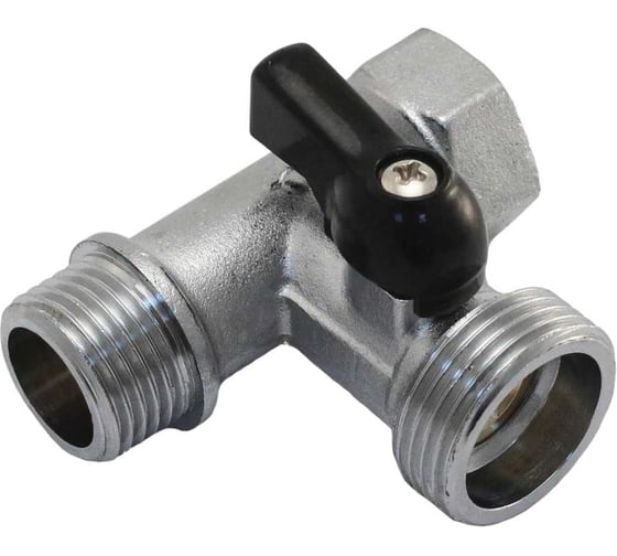 Изображение товара Кран шаровый ООО ПКФ Сварком 1/2x1/2x3/4 гшш ,трехпроходной (1 шт) s032509