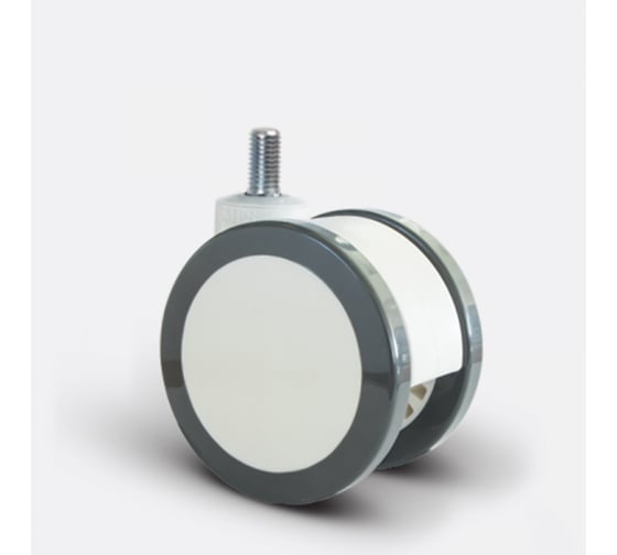 Изображение товара Колесо мебельное для медицинского оборудования MFK-TORG с болтом M10, 50 мм, (EQ05 ZKP 50) EQ05-ZKP-50-M10