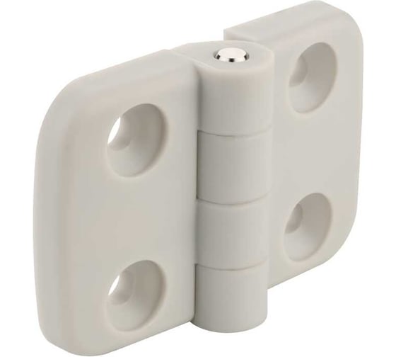 Изображение товара Комплект петля накладная универсальная АЛТЕРВИА серая Арт. A00070.2352020 (упаковка 8 штук) A00070.2352020.8