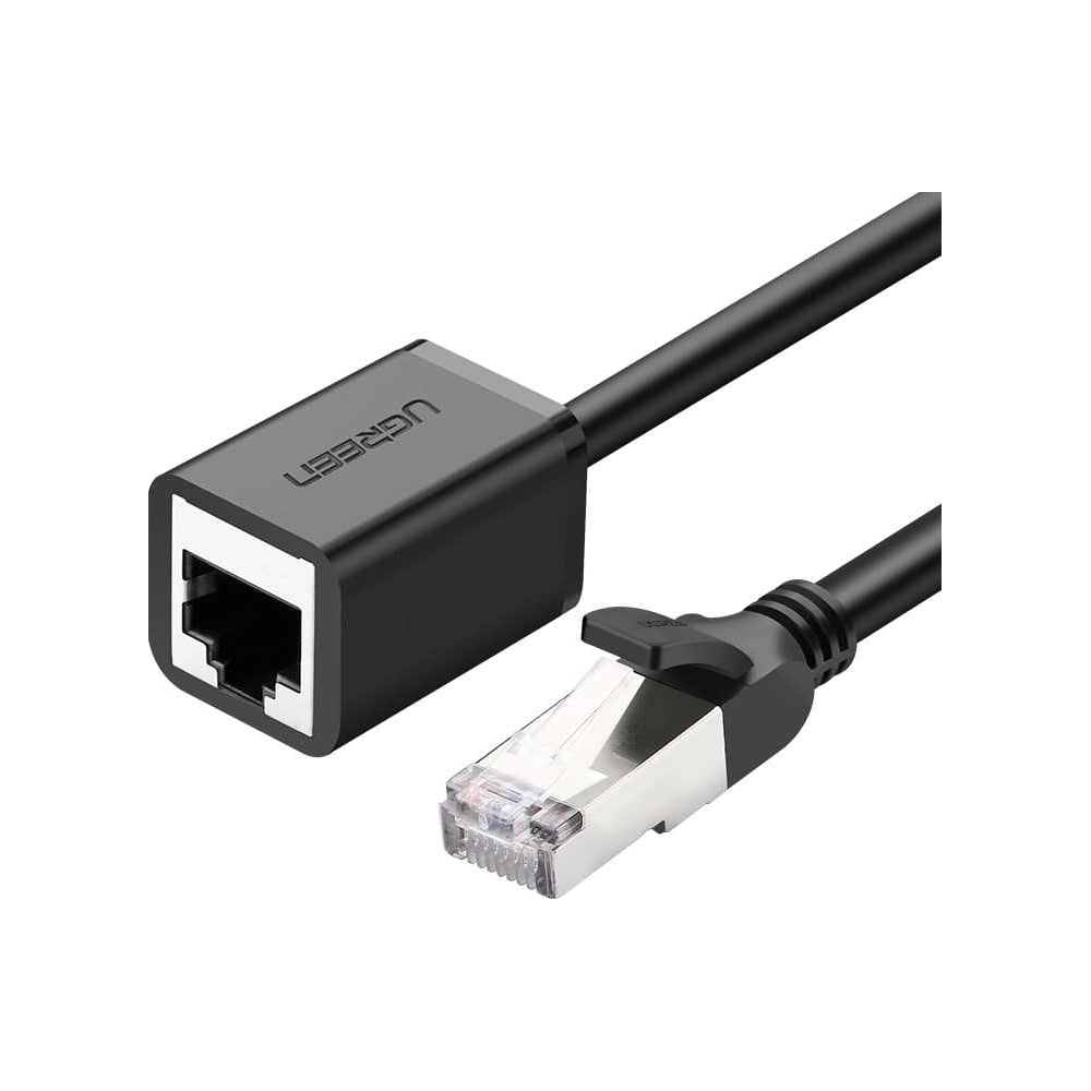 Изображение товара Удлинитель Ethernet UGREEN NW112 11279 Cat 6 RJ45 1 м черный
