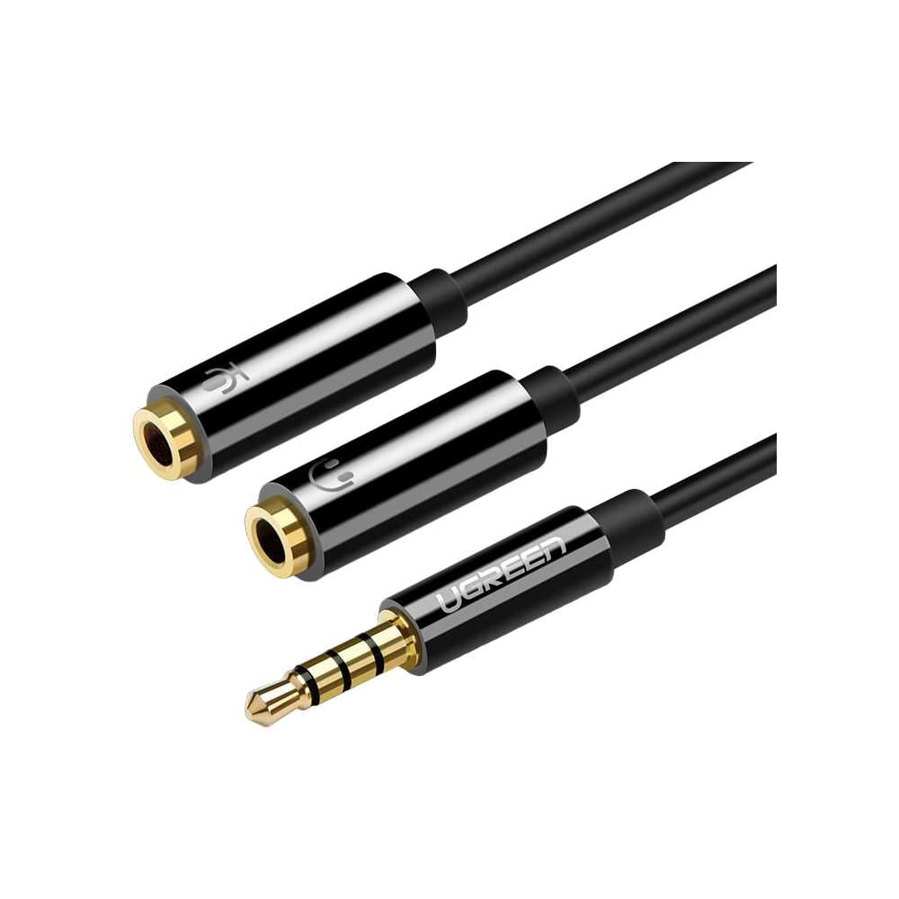 Изображение товара Разветлитель для гарнитуры UGREEN AV141 30620 3.5mm Male To Dual 3.5mm Female Headset Splitter
