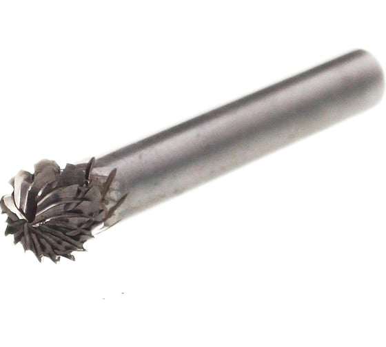 Изображение товара Бор-фреза твердосплавная тип D 8x7 мм S=6 мм сферическая Diamond Industrial DIDBFD0807