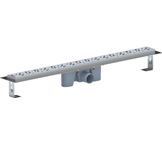 Изображение товара Трап АНИ Пласт из нерж.стали, c комбинированным затвором Бриз 850 мм, выпуск 50мм, глянец TLZ2385M