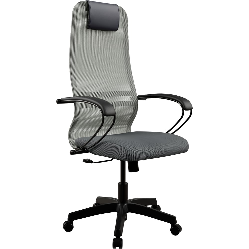 Изображение товара Современное офисное кресло МЕТТА SU-B-8 с регулируемыми функциями и подголовником