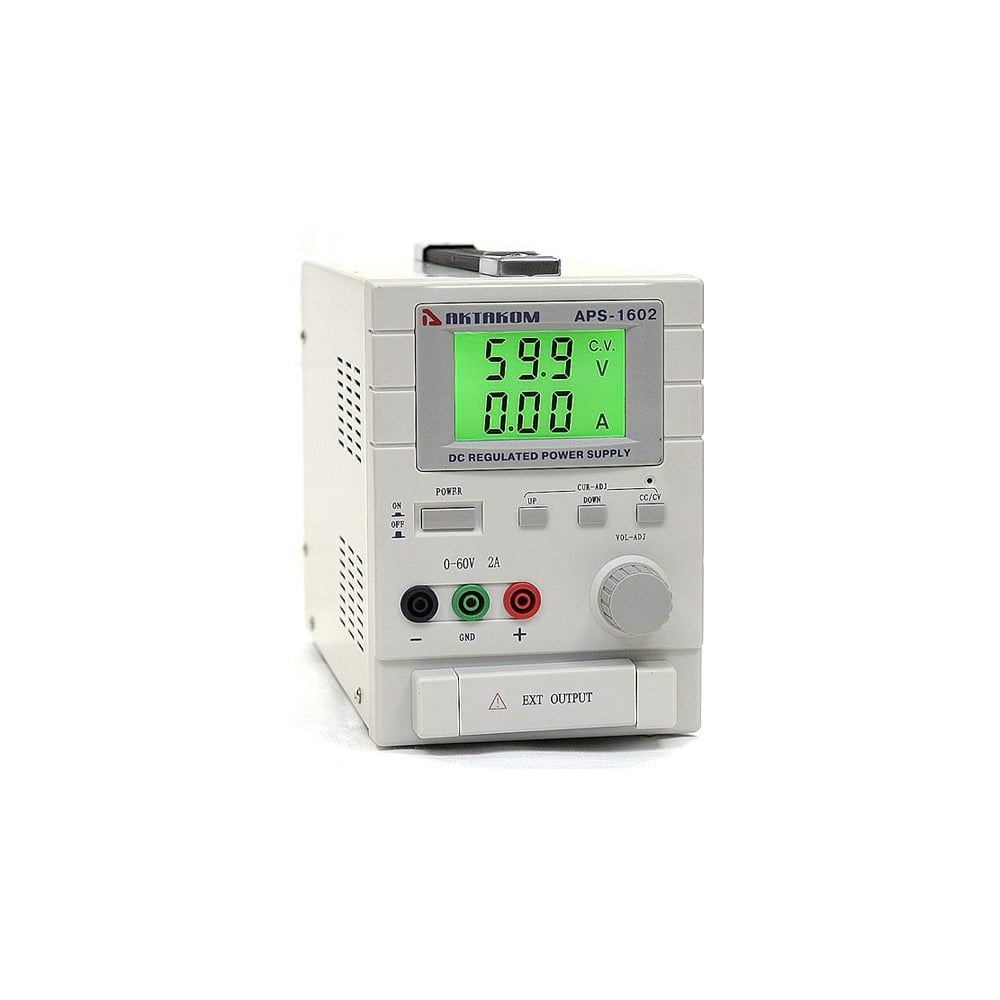 Изображение товара Источник питания Актаком APS-1602 стабилизированный напольный 0-60 В 2 А