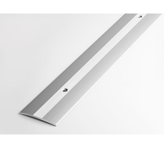 Изображение товара Порог прямой алюминиевый (37 мм, 1,35 м, анодированный, Серебро) ЛУКА УТ000000044