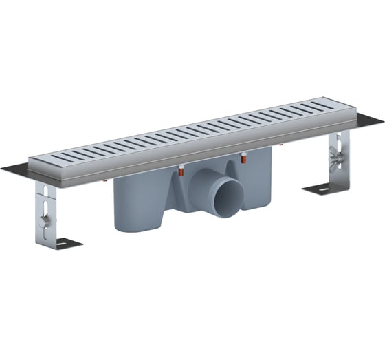 Изображение товара Трап АНИ Пласт Бимс из нерж.стали, 450мм выпуск 50мм, глянец TL2445M