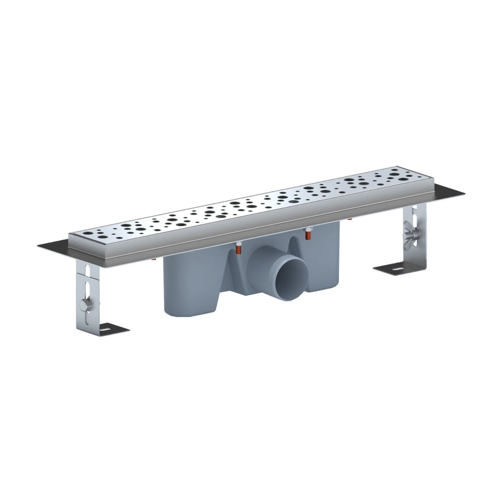 Изображение товара Трап АНИ Пласт Бимс из нержавеющей стали 450 мм горизонтальный выпуск