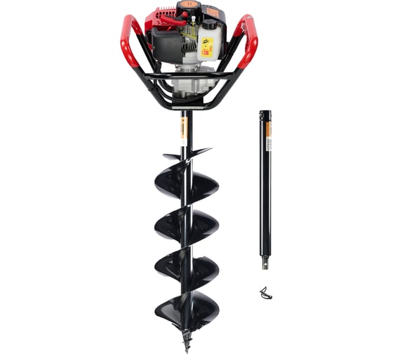 Изображение товара Специальный профессиональный комплект мотобур BURAN DT-250 со шнеком HARDDRILL 200x800 и удлинителем PLUS-500 S00135