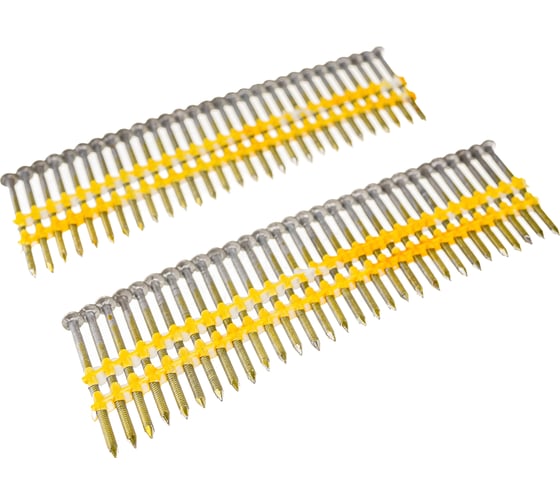 Изображение товара Реечные гвозди Pegas pneumatic 21, кольцевая накатка 2.8x60 мм, уп. 4500 шт. 1241