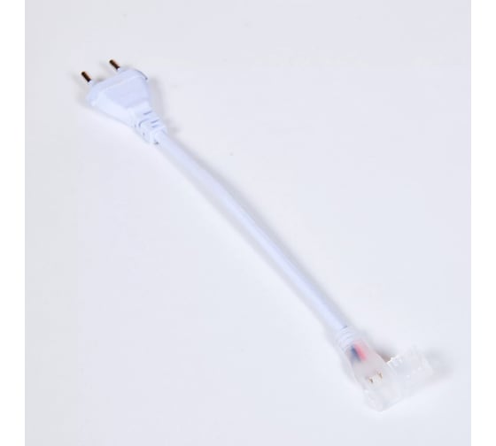 Изображение товара Сетевой шнур ELEGANZ 15см с вилкой для 220В ленты ( 10см шаг резки), 4шт EL-CW15