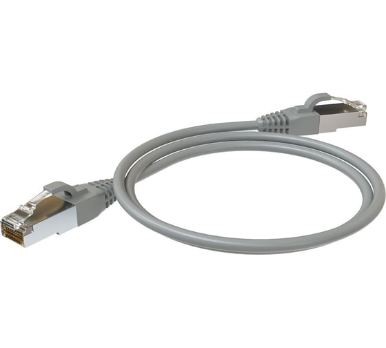Изображение товара Патч-корд SYSMATRIX F/UTP категория 5е 2xRJ45 экранированный серый LSZH 1м (10шт) PC 4545.5ES26.1LSZHGY.VI10