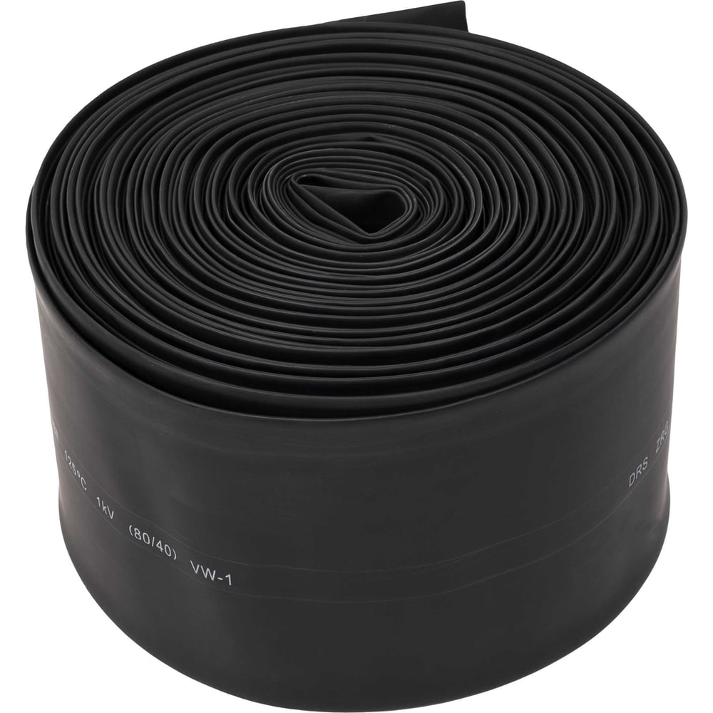 Изображение товара Трубка термоусадочная Gigant (2:1) 80/40, черная, 25м G-80132