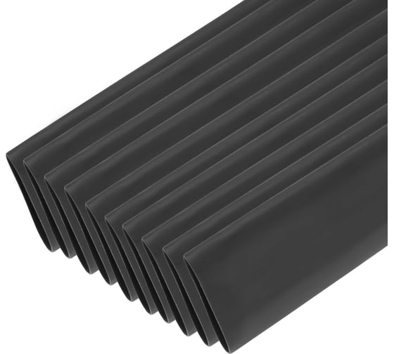 Изображение товара Трубка термоусадочная клеевая Gigant (3:1) 25/8, черная, 10шт по 1м G-80131