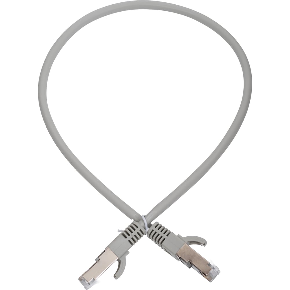 Изображение товара Патч-корд SYSMATRIX F/UTP категория 5е 0.5м 10 шт серый LSZH