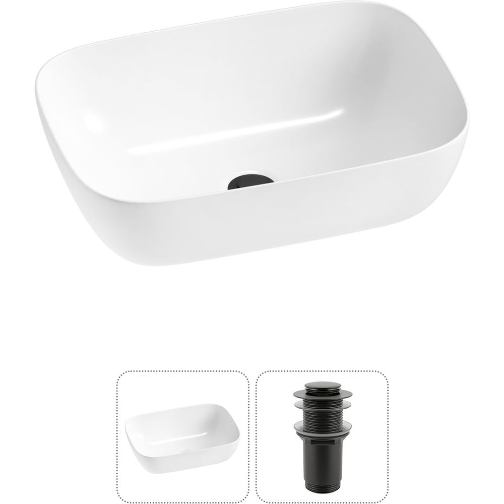 Изображение товара Комплект Wellsee 2 в 1 Lavinia Boho Bathroom Sink 46x33 см
