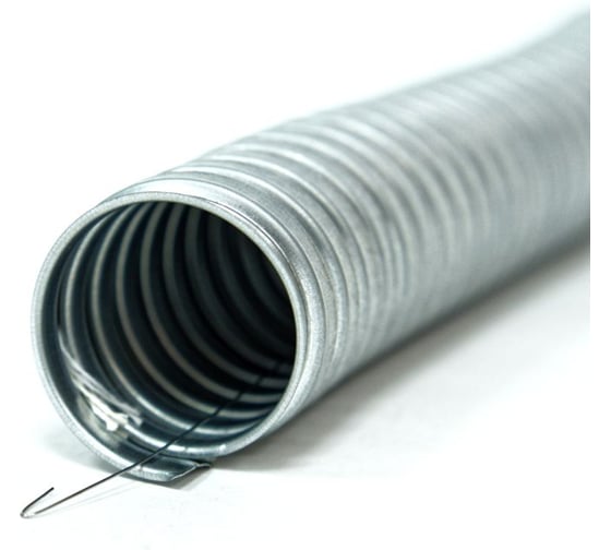 Изображение товара Металлорукав ГОФРОМАТИК Р3-ЦХ 20 (50 м/уп.) с протяжкой zeta42455