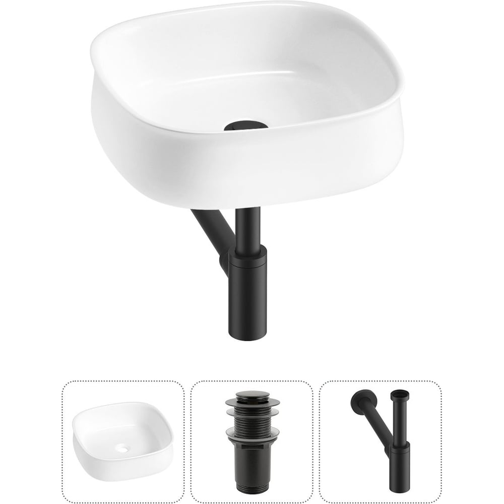 Изображение товара Комплект Wellsee 3 в 1 Lavinia Boho Bathroom Sink 42x42 см